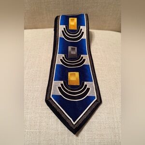 Forte Men’s Blue Black Neck Tie